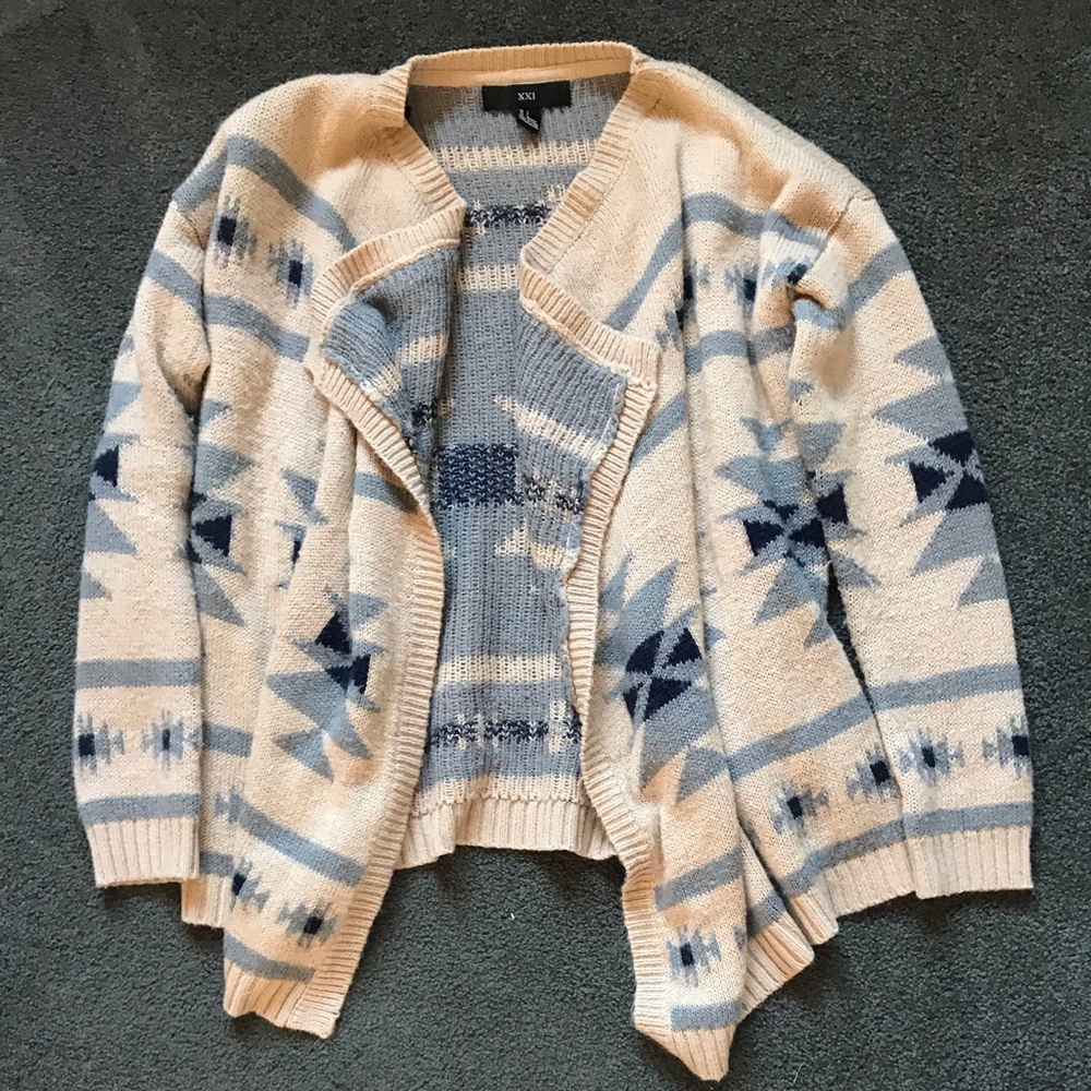 Forever21 Open poncho sweater